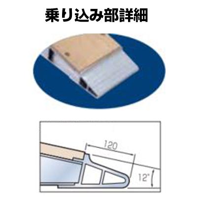 アルミブリッジ 5t 1.8m 2本セット 日軽金アクト NP05-18 ツメ式