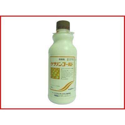 除草剤 ゲザノンゴールド 1L （農薬） とうもろこし コーン ソルガム うど イチビ アレチウリ 土壌処理 生育期処理 選択性除草剤 一年生雑草