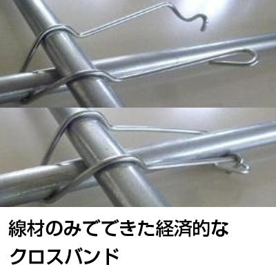 パイプハウス用金具（ビニエース、フックバンド、カチックス等） Amazon | フックバンド 10個入 支柱固定 園芸 農業用 アルミ製