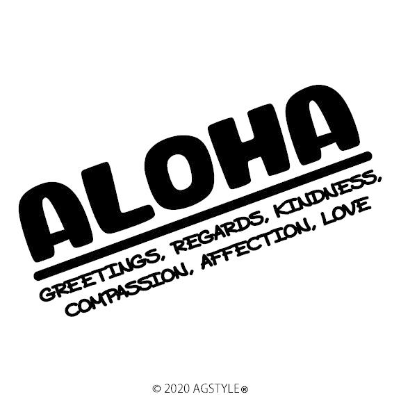 Aloha メッセージ オリジナル カッティングステッカー カラカウア通り 歩道 ストリート サイドウォーク 文字の意味 Stance Jdm Hdm Usdm Hawaii ハワイ M39 Art Factory Ag Style 通販 Yahoo ショッピング