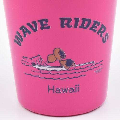 Mi様限定　スヌーピー ハワイ限定 日焼け スヌーピー プラスチックカップ ピンク Moni Honolulu