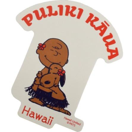 ハワイ限定 日焼け スヌーピー PULIKI KAUA ステッカー Moni Honolulu