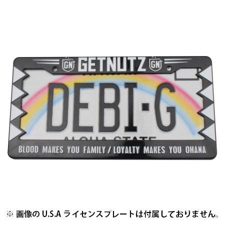 ディスプレイ用 U.S.A ライセンスフレーム GetNutz Wear 1枚 HDM JDM USDM STANCE USVIP スタネ アウトリップ 輸入雑貨 インテリア USフレーム |  | 01