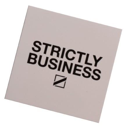 MORALS FIBER STRICTLY BUSINESS プリントステッカー ホワイト hawaii ハワイ USDM JDM HDM Slammed stance OK スタンス | 