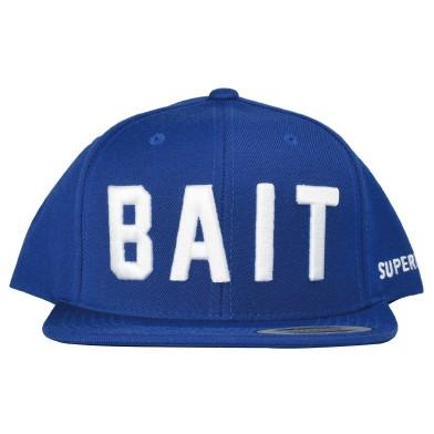 BAIT logo スナップバック キャップ ロイヤルブルー ベイト 帽子 hawaii ハワイ ストリート スニーカーコーデ キャップコーデ SK8 スケボー スケーター |  | 01