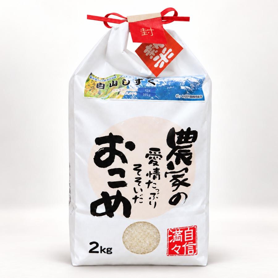 令和7年度産】コシヒカリ 10kg 白山しずく 米 お米 白米 無洗米 精米
