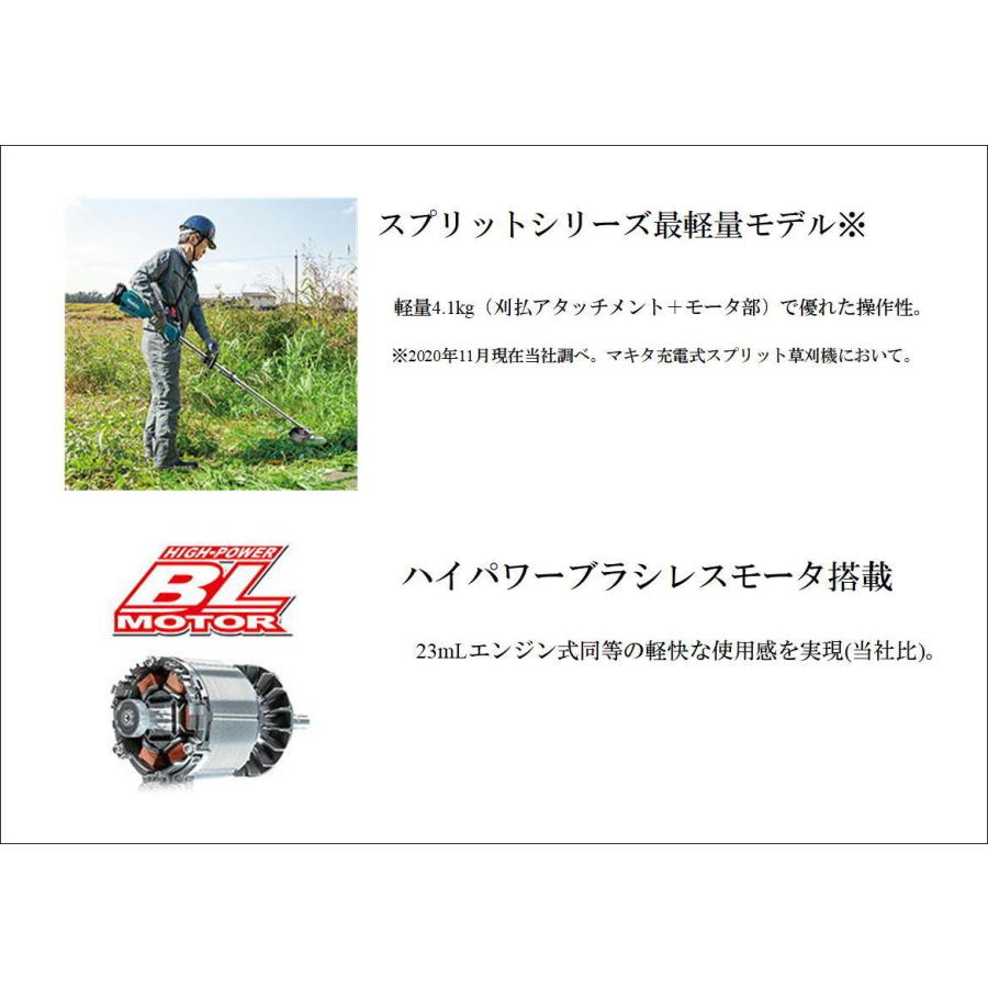 マキタ 18V 充電式スプリット草刈機 MUX18DRGM : アグリーズ - 通販