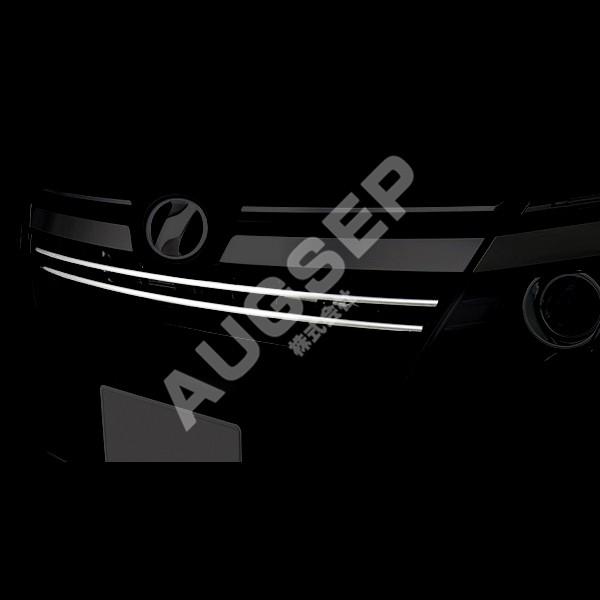 新型スマホOPPO トヨタ ヴォクシー 80系 前期 フロントグリルガーニッシュ グリルトリム バンパーグリルモール メッキ ステンレス製鏡面仕上げ 2pcs au-ex433