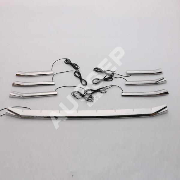 割引]ヴォクシー 80系 2017年7月〜 ZS専用 LED付バンパーグリルカバー