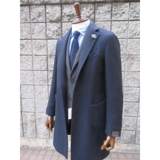 LARDINI （ラルディーニ）  AW ３B＊ヘリンボーン＊シングルチェスターフィールドコートの画像
