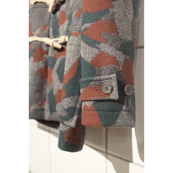 MAISON KITSUNE　メゾンキツネ　CAMO DUFFLE COAT カモフラージュ ショート ダッフルコートの画像
