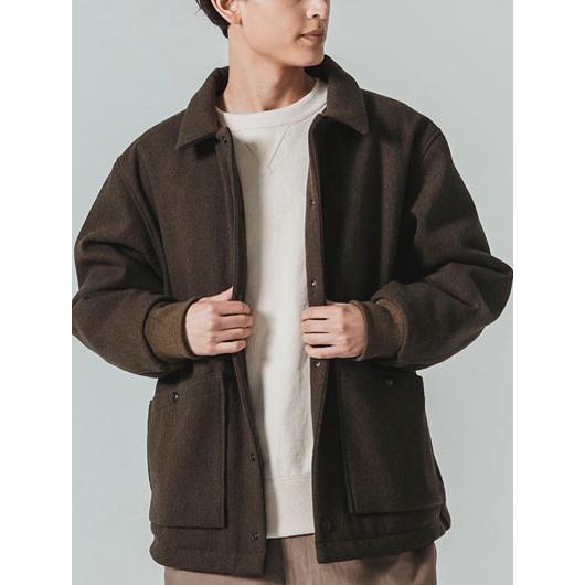 Jackman（ジャックマン） JM8590 Melton Award Jacket メルトン