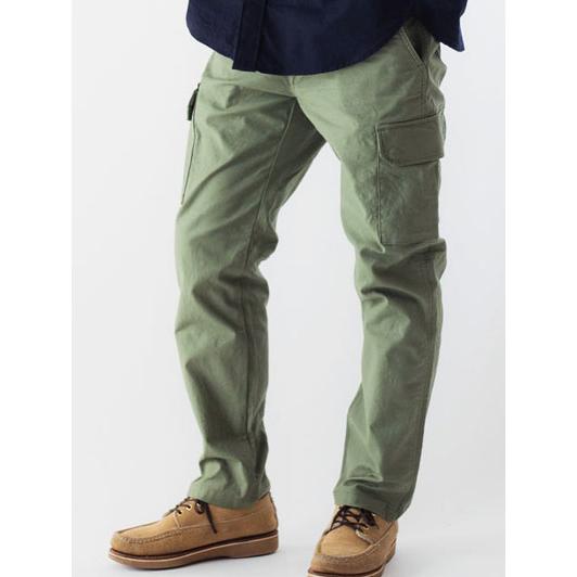 スタジオオリベの名作パンツ！細身のカーゴ！フレンチ・カーゴパンツ！ネイビー：４ STUDIO ORIBE（スタジオオリベ） FRENCH CARGO PANTS / フレンチカーゴ