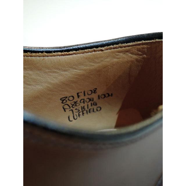 A7人気シール帳 Churchs（チャーチ）LUFFIELD ルフィールド ストレートチップ STYLE NO. 7576/14 NEVADA CALF last / 108 *BROWN* 【RIZ9577542895】(33396円)