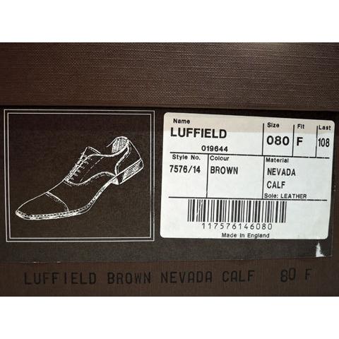 A7人気シール帳 Churchs（チャーチ）LUFFIELD ルフィールド ストレートチップ STYLE NO. 7576/14 NEVADA CALF last / 108 *BROWN* 【RIZ9577542895】(33396円)