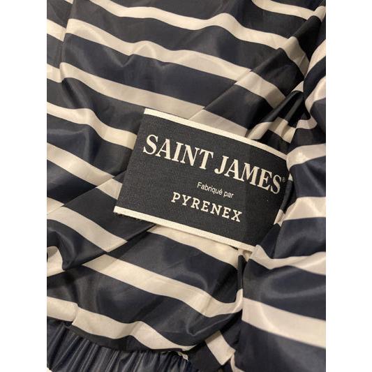 極美品 M セントジェームス ピレネックス 別注 ダウン ジャケット 黒 フード Pyrenex（ピレネックス） for SAINT JAMES（セントジェームス