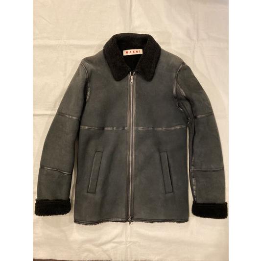 MARNI（マルニ） MOUTON JACKET (Vintage/Deadstock) ラムレザー 