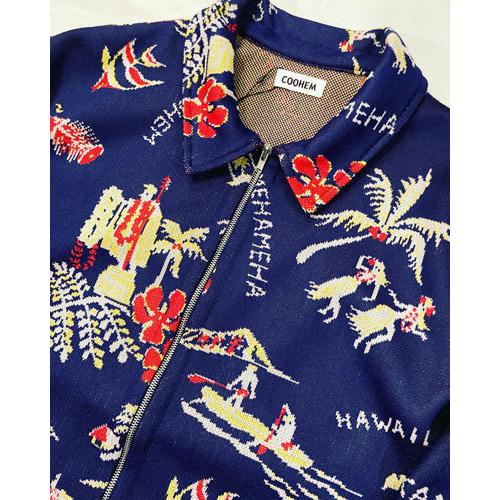 Coohem（コーヘン） 13-212-024 ALOHA TECH JACQUARD SHIRT / アロハ