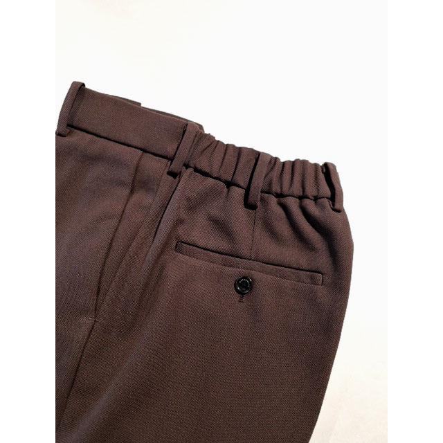 MARKAWARE (マーカウエア) A23C-004PT04C オーガニックウールサバイバルクロス PEGTOP TROUSERS BROWN KHAKI｜ah1982｜08