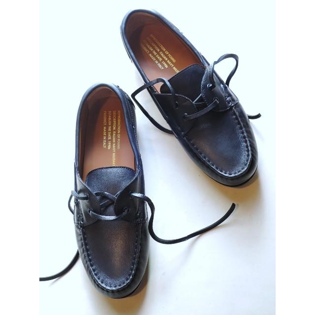 REPRODUCTION OF FOUND 730FDL ITALIAN NAVY MILITARY DECK DARK NAVYの画像
