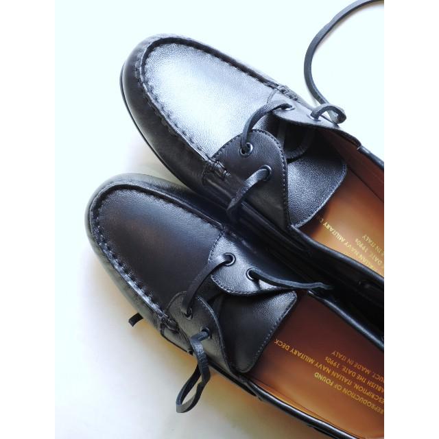 REPRODUCTION OF FOUND 730FDL ITALIAN NAVY MILITARY DECK DARK NAVYの画像