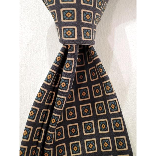 DRAKE'S（ドレイクス） (Drake's)【新作】「Diamond Print Silk Tie