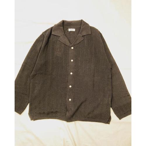 Coohem COOHEM (コーヘン) 13-222-025 DRY COTTON STRIPE KNIT SHIRT  
