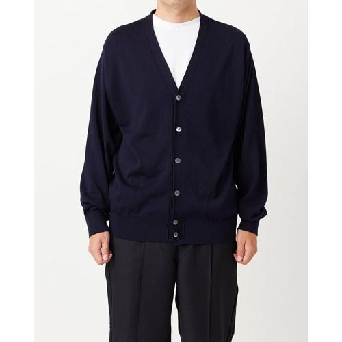 Yonetomi NEW BASIC COOHEM モヘア カーディガン ニット Yonetomi NEW BASIC｜シャギー モヘア カーディガン SHAGGY MOHAIR C/D