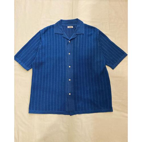 Coohem（コーヘン） 13-242-025 COTTON STRIPE KNIT SHIRT / 半袖 