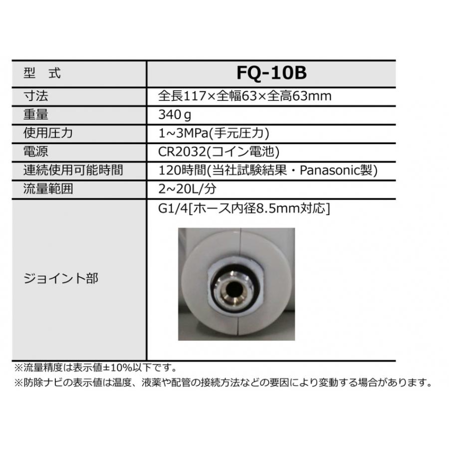 流量計　農薬用　防除ナビ　FQ-10B　みのる産業｜ahci｜03