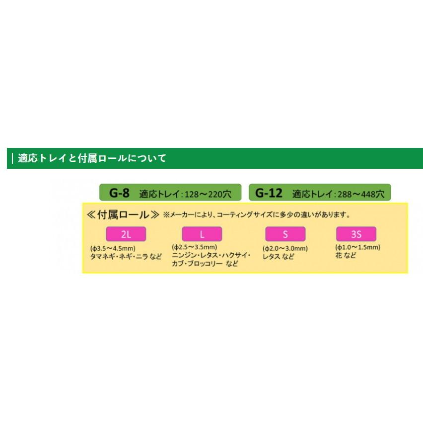 みのる産業 ハンディ播っく G-8 セルトレイ用簡易播種機 コート種子