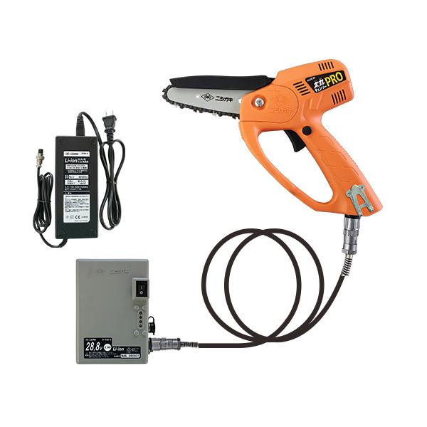 ニシガキ工業 充電式 ハンドチェンソー 太丸チェンソーPRO N-950