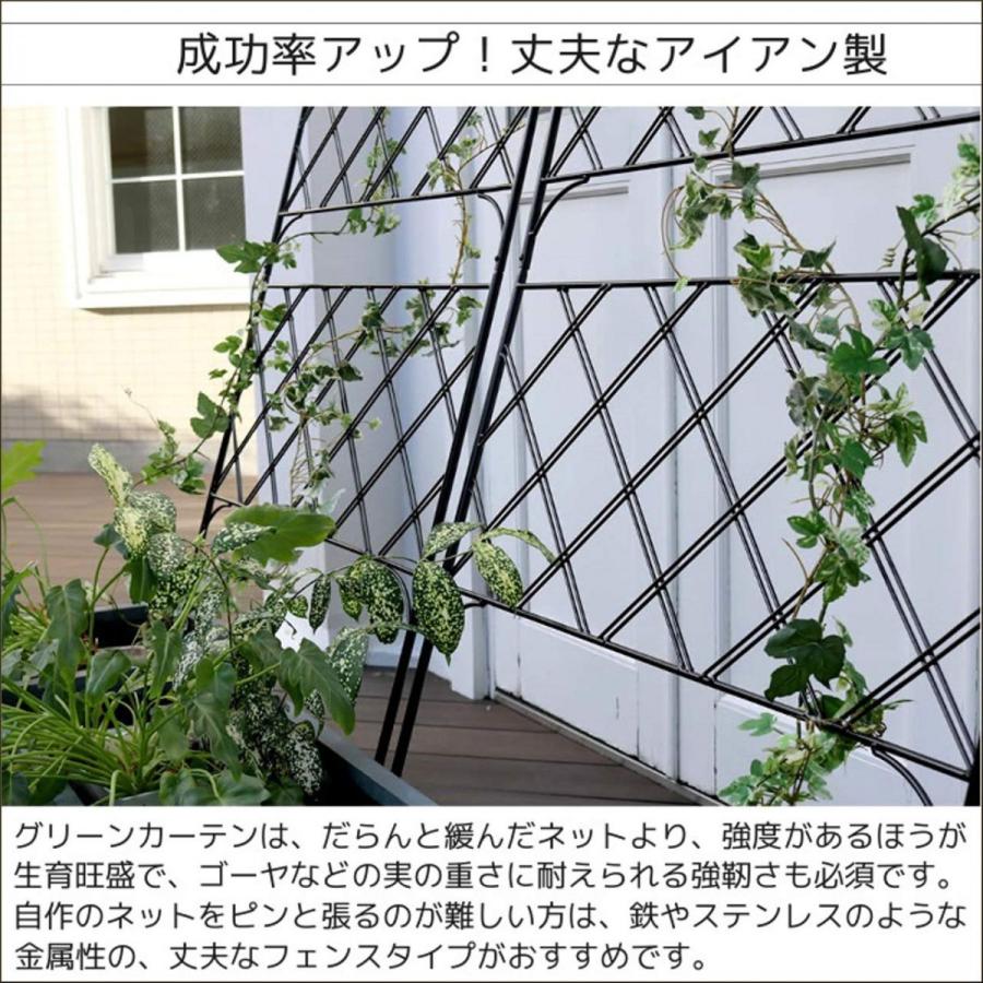 グリーンカーテン トレリス ハイタイプ アイアン ガーデニング 日除け シェード ブラック 1枚 1142 Aheartヤフー店 通販 Yahoo ショッピング