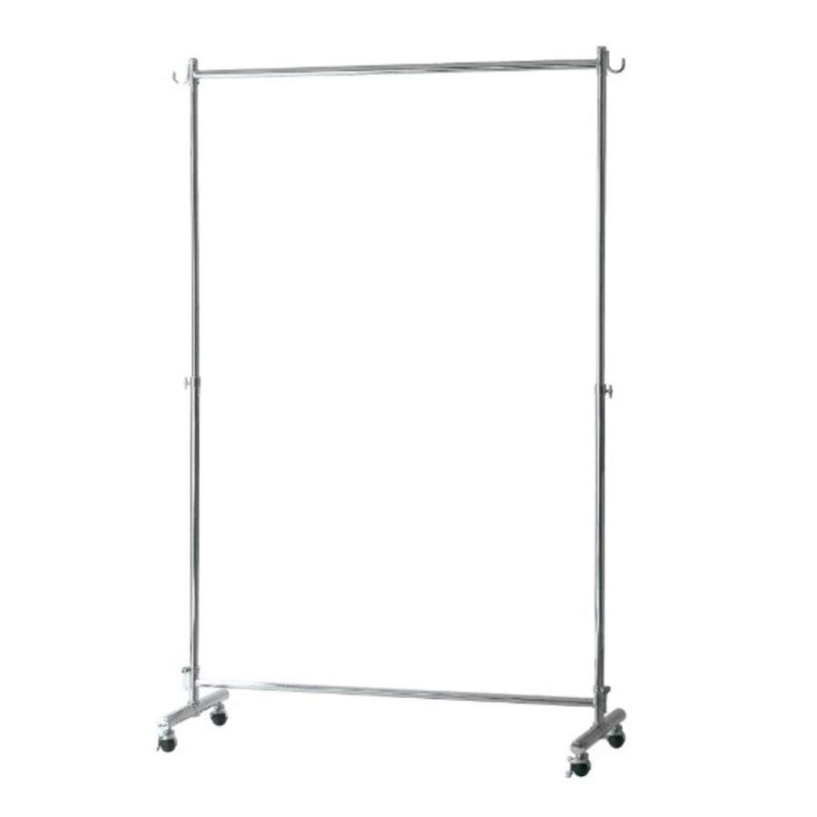 ハンガーラック 2段 ダブル 伸縮 たくさん 収納 頑丈 業務用 キャスター ハンガー L ハンガーラック L WS1631801627(14358円)