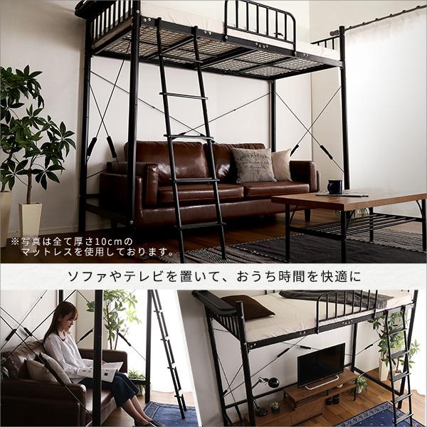 宮付きロフトベッド【S_Base -エスベ-ス-】 宮付きロフトベッド【S_Base -エスベ-ス-】 V1906380257(16774円)