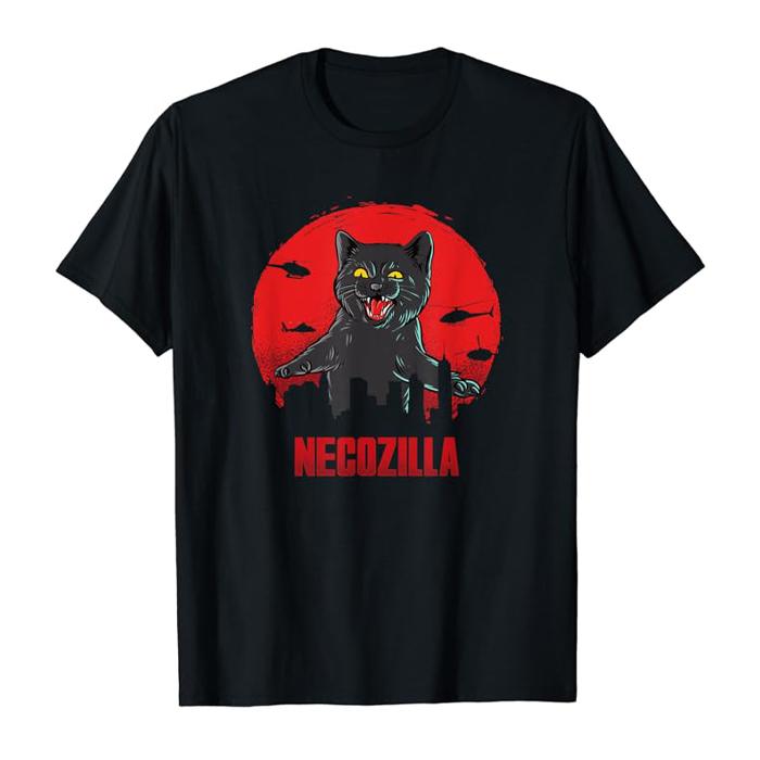 Tシャツ 猫 怪獣 メンズ レディース ジュニア 半袖 長袖 おしゃれ