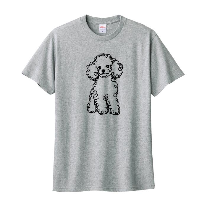 新品未使用 未開封 トイプードル ワンポイントTシャツ 総柄 ショートパンツ F Tシャツ プードル メンズ レディース ジュニア 半袖 長袖 おしゃれ