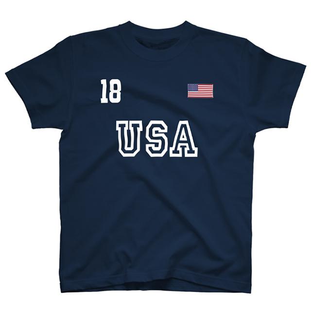 Tシャツ アメリカ メンズ レディース ジュニア 半袖 長袖 USA 野球 ベースボール ティシャツ america Tshirt｜ahhzee｜02