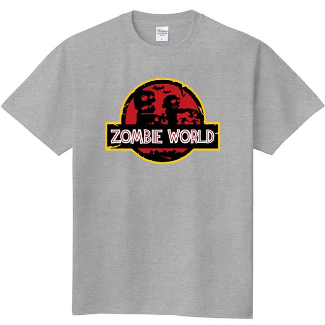 Tシャツ ハロウィン ゾンビ ホラー パロディー ドクロ 長袖 半袖