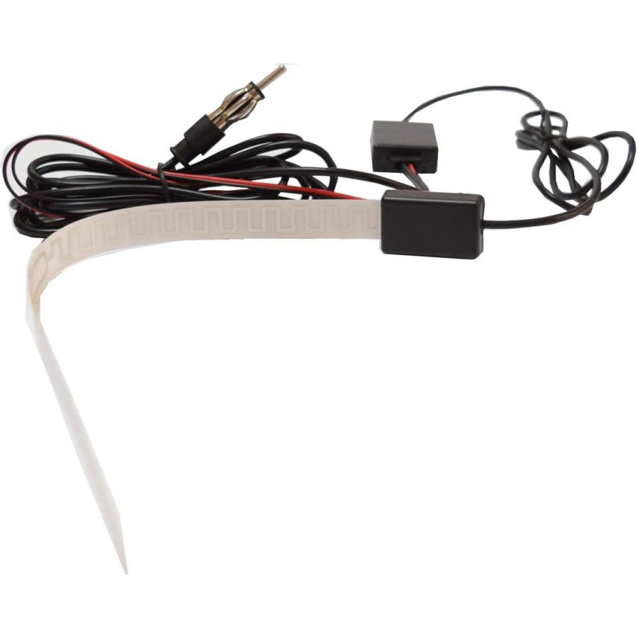 Fm Am 受信 増幅 フィルム アンテナ 車 船 舶 用 ラジオ ブースター付 カー オーディオ Dc12v 信号増幅