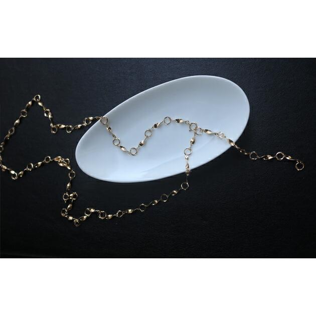 K18 マルチラインロングネックレス イエローゴールド Yライン ギフト