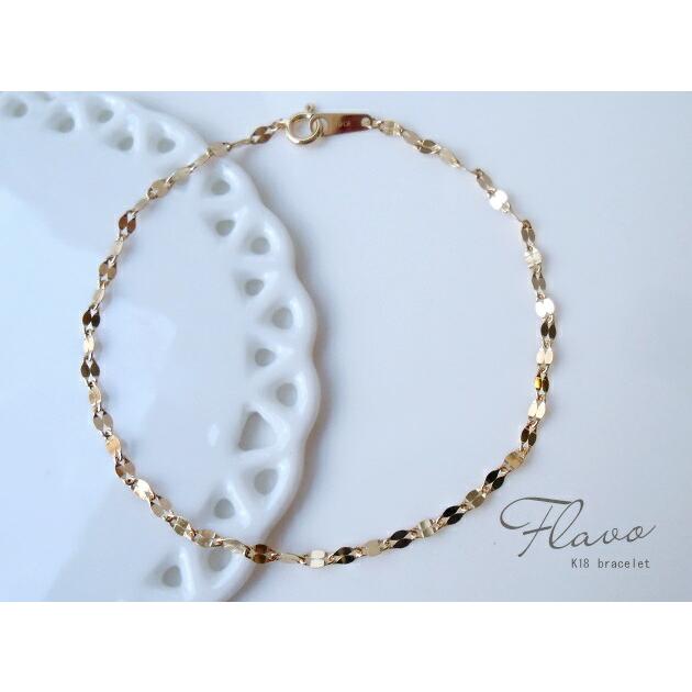 K18 ゴールド ブレスレット 2.00mm 「flavo -フラーボ」 18K 18金 YG