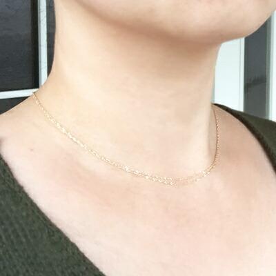 新作】K18 ゴールド 2連 スクリューチェーン ネックレス 18K 18金 YG