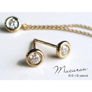 K18WG 合計0.1ct ダイヤモンド　ピアス K18ダイヤモンドピアス（0.1ct）｜ピアス｜アガット 公式