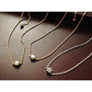 K18 ゴールド 0.1ct H〜Fカラー/SIクラス ダイヤモンド