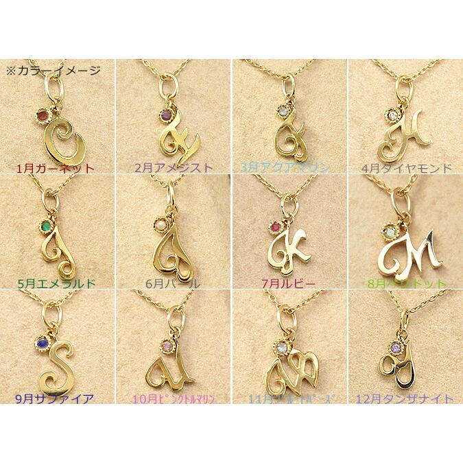 イニシャル K18 ダイヤモンド ペンダント トップ「Inizia -イニシア