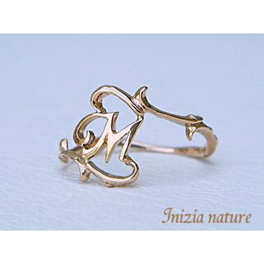 ⭐︎K18 18金リング⭐︎ イニシャルあり 楽天市場】＼7％OFFクーポン対象 2点購入16日迄／ 地金 イニシャル