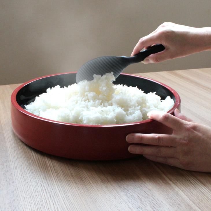 くっつかない 自立する しゃもじ 縦置横置きOK! 食洗機対応 : アイ
