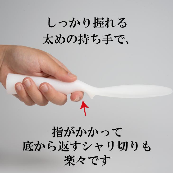 くっつかない 自立する しゃもじ 縦置横置きOK! 食洗機対応 : アイ