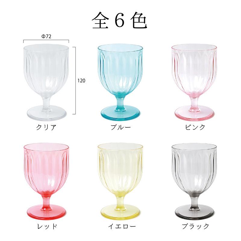 アイコレクション ワインカップ 同色2個セット 割れない コップ おうち